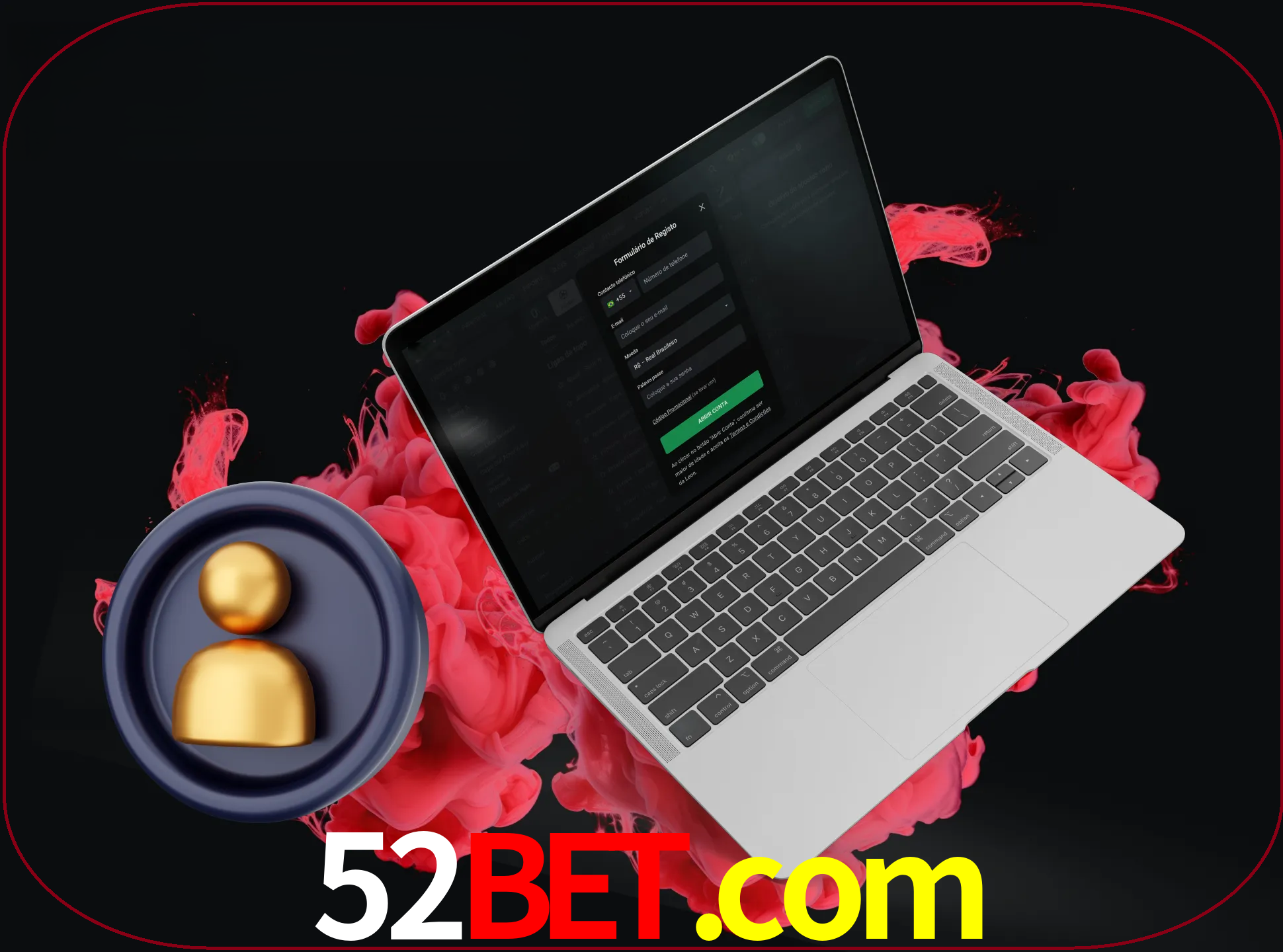 No cabeçalho do site 52bet, clique no botão que o levará a um formulário especial onde terá de introduzir as suas informações actuais.